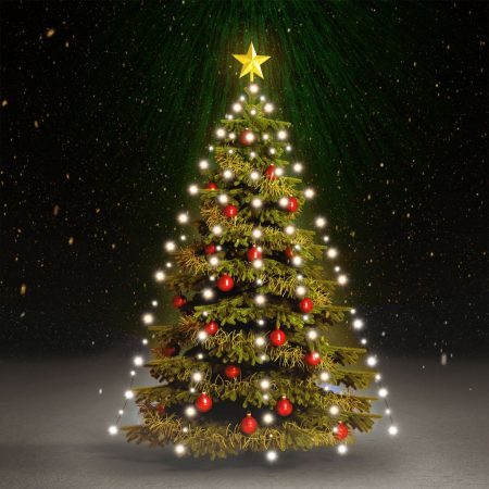 Rete di Luci per Albero di Natale 400 LED Colorate 400 cm