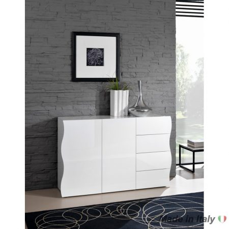 Drawers White glossy Italian Style Furniture