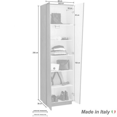 wardrobe Italian Style Furniture data sheet