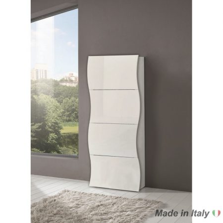 shoe cabinet White glossy Italian Style Furniture