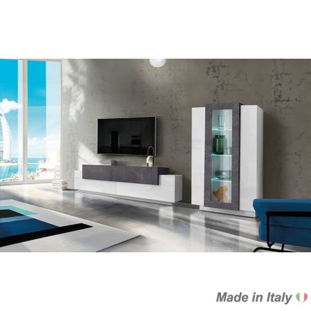 living room set White glossy  |  Report Italian Style Furniture