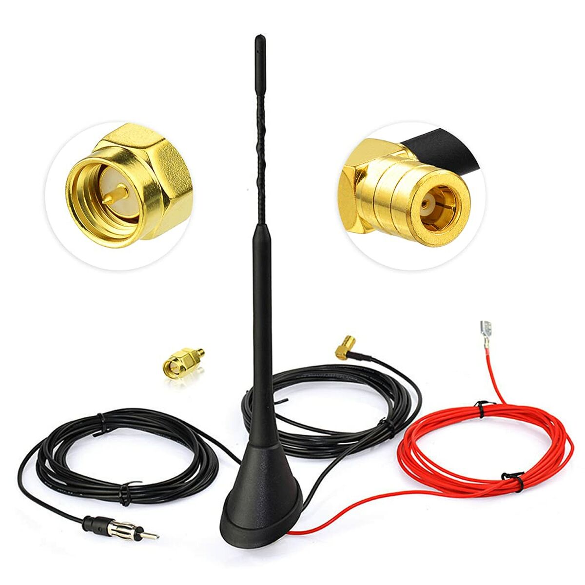 Antenna per auto EIGHTWOOD 12 V DAB (Ricondizionati A+)