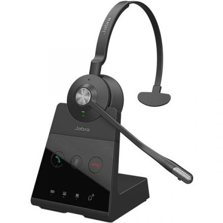 Jabra Engage 65 Mono Telefono Cuffie On Ear DECT Mono Nero Eliminazione del rumore Muto