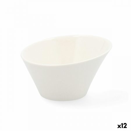 Vassoio per aperitivi Quid Select Ceramica Bianco (12