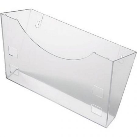 Helit glasklar H6103002 Porta depliant Trasparente 1 pz. (L x A x P) 240 x 165 x 105 mm
