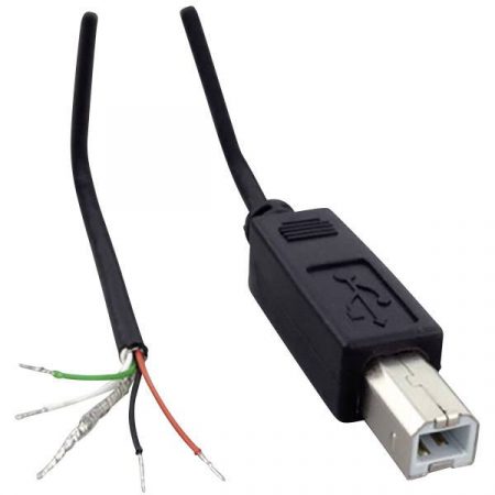 Connettore USB B 2.0 con estremità del cavo aperta Spina USB B 2.0 1582672 TRU COMPONENTS Contenuto: 1 pz.
