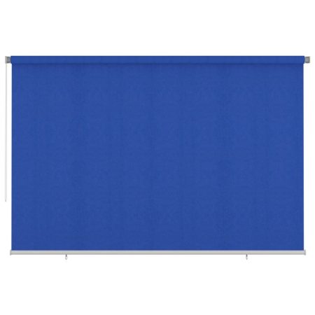 Tenda a Rullo per Esterni 350x230 cm Blu HDPE