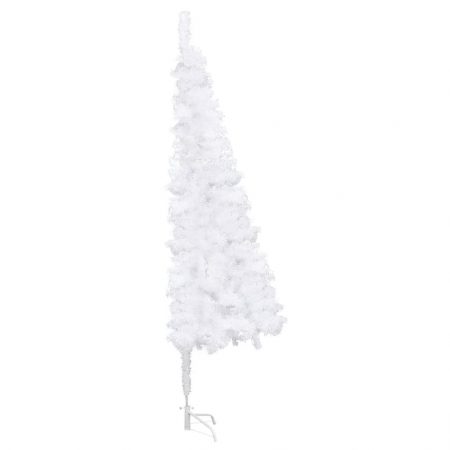 Albero Natale Angolare con LED Bianco 240 cm in PVC