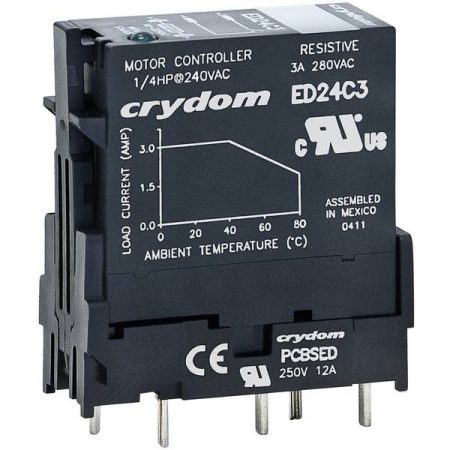 Crydom Relè a semiconduttore ED24D3R 3 A Tens.comm.max: 280 V/AC Commutazione immediata 1 pz.