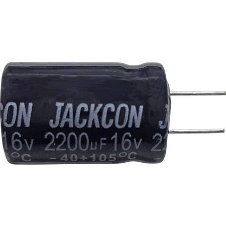 Condensatore elettrolitico subminiaturizzato 7.5 mm 2200 µF 35 V 20 % (Ø x A) 16.5 mm x 32 mm 1 pz. radiale