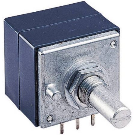 ALPS RK27112 250KAX2 Potenziometro rotativo protetto dalla polvere Stereo 0.05 W 250 kΩ 1 pz.