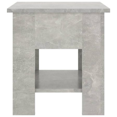 Tavolino da Salotto Grigio 40x40x42 cm in Legno Multistrato