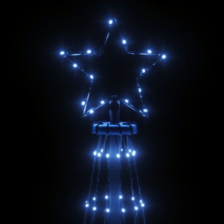Albero di Natale a Cono Blu 732 LED 160x500 cm