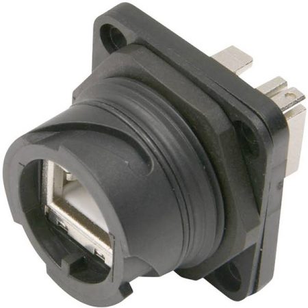 Telegärtner J80020A0003 STX V1 RJ45-set variante in plastica 1 J80020A0003 Giunto da pannello Poli: 8P8C Nero 1 pz.