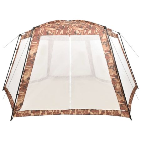 Tenda per Piscina in Tessuto 660x580x250 cm Mimetica