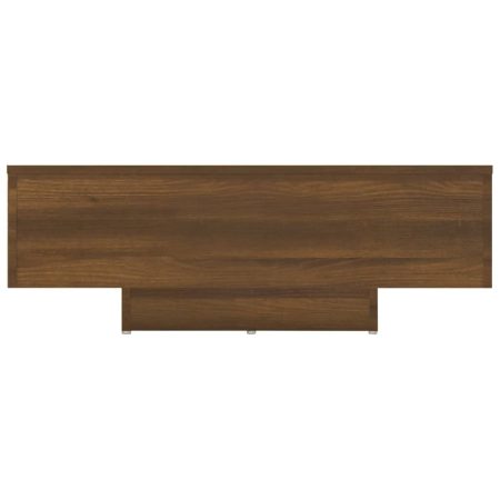 Tavolino da Salotto Rovere Marrone 85x55x31cm Legno Multistrato