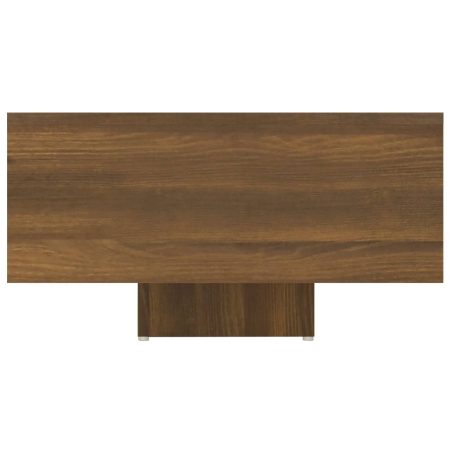 Tavolino da Salotto Rovere Marrone 85x55x31cm Legno Multistrato