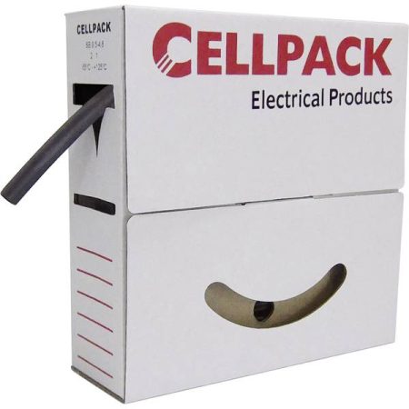 CellPack 127072 Termoretraibile senza colla Verde 9.50 mm 4.80 mm Restringimento:2:1 10 m