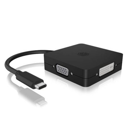 ICY BOX USB-C™ Adattatore [1x USB-C™ - 4x DisplayPort