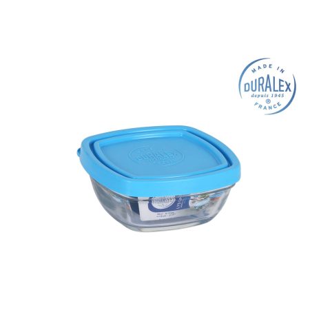 Porta pranzo Ermetico Duralex Freshbox Azzurro Quadrato (150 ml) (9 x 9 x 4 cm)