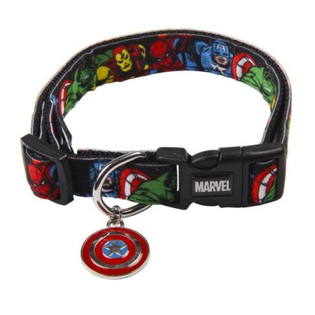 Collare per Cani Marvel XXS/XS Nero Made in Italy Global Shipping