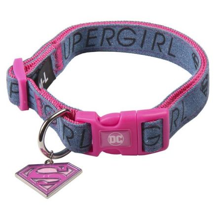 Collare per Cani Superman Rosa S/M Made in Italy Global Shipping