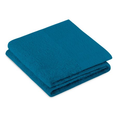 Asciugamano FLOS colore blu stile classico 70x130 ameliahome