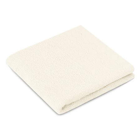 Asciugamano FLOS colore cremoso stile classico 50x90+70x130 ameliahome