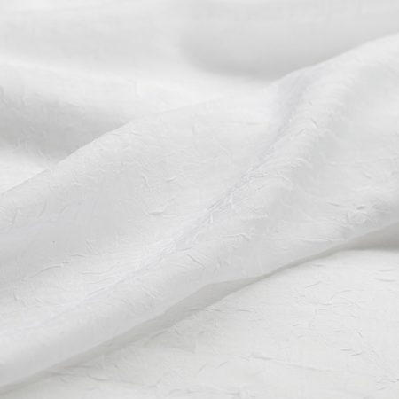Tenda KRESZ colore bianco stile classico argento occhielli lana compressa  140x275 homede