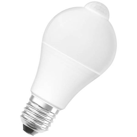OSRAM 4058075428263 LED (monocolore) ERP F (A - G) E27 Forma di bulbo 10 W Bianco caldo incl. Sensore di movimento 1