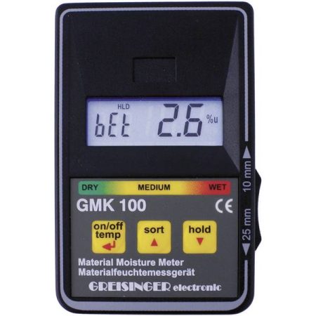 Misuratore di umidità per materiali Greisinger GMK 100 Range di umidità materiali da costruzione (intervallo) 0 fino a 8