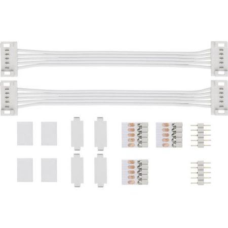 Paulmann 70919 Kit connettori 144 W (max) Lunghezza cavo: 10.00 cm 24 V Plastica (L x L x A) 100 x 19 x 7 mm