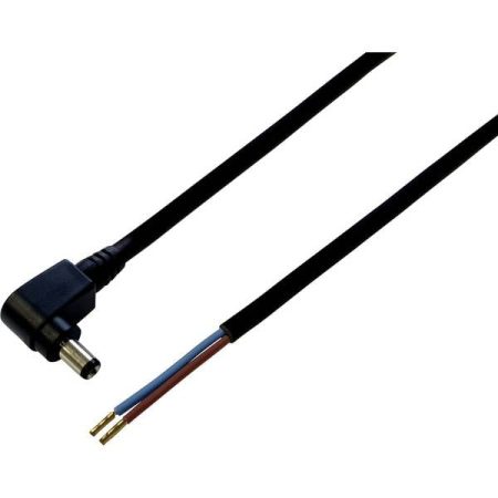 BKL Electronic 072055 Cavo per bassa tensione Spina a bassa tensione - Estremità aperta 5.5 mm 2.5 mm 2.00 m 1 pz.