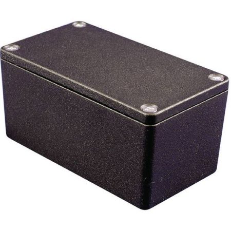 Hammond Electronics 1550Z107BK Contenitore universale 125 x 80 x 40 Alluminio Nero 1 pz.