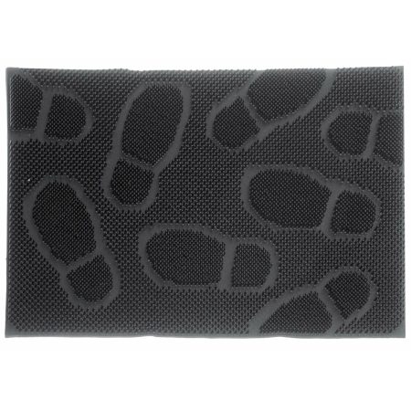 Zerbino Pin Mat Nero Caucciù 60 x 40 cm Made in Italy Global Shipping