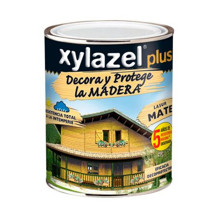 Lasur Xylazel Plus Decora Legno di noce Mat 375 ml Made in Italy Global Shipping