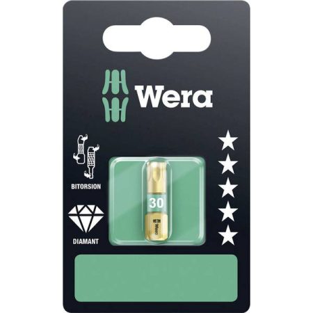 Wera 867/1 BDC SB SiS 05134378001 Inserto Torx T 30 Acciaio per utensili legato