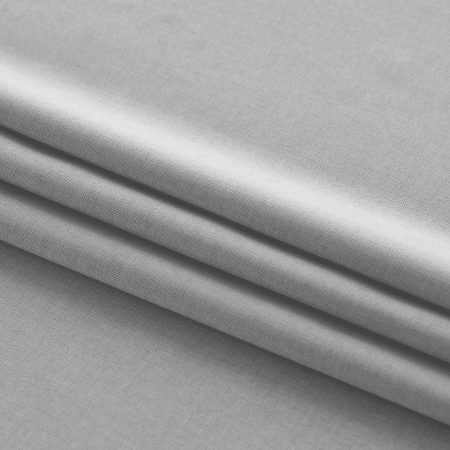 Tenda  CARMENA colore grigio stile classico tubo infila tende 5cm con frangia 3 cm  treccia 300x270 homede