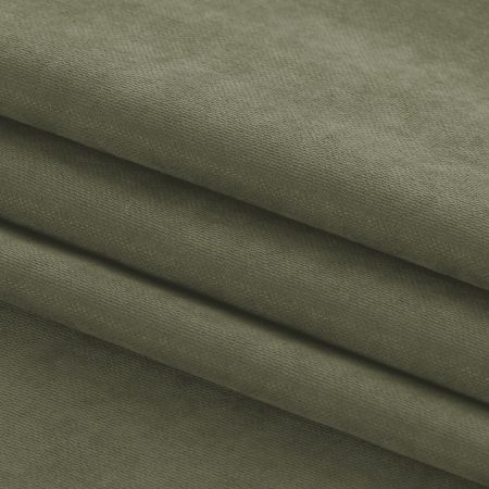 Tenda  MILANA colore oliva stile classico nastro aggrappa tende wawe trasparente 7 cm ciniglia 280x300 homede
