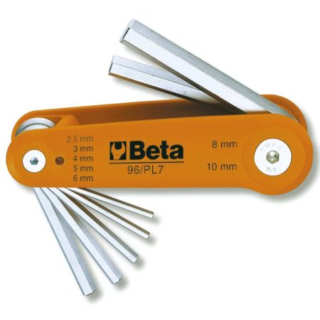 Beta Tools Set Chiavi a Brugola Esagonali Sfalsate 96/BG7 Cromo