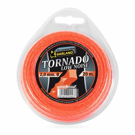 Filo da tagliatrice Garland Tornado X 71021X2020 20 m 2 mm Livello basso del rumore Made in Italy Global Shipping