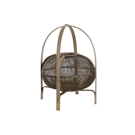 Portacandele DKD Home Decor Naturale Marrone Bambù 33 x 33 x 42 cm Made in Italy Global Shipping