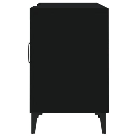 Mobile Porta TV Nero 150x30x50 cm in Legno Multistrato