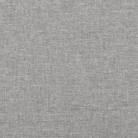 Testiera ad Orecchio Grigio Chiaro 103x16x78/88 cm in Tessuto