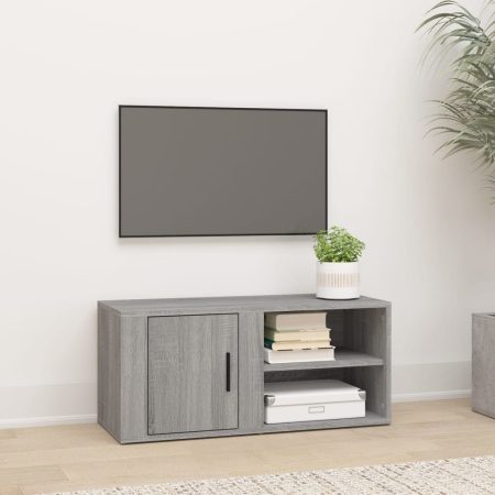 Mobile Porta TV Grigio Sonoma 80x31