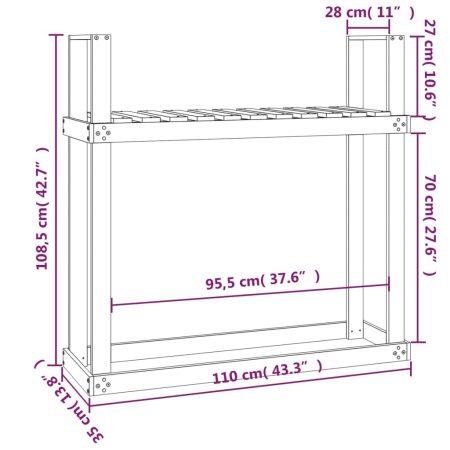 5 cm in Legno Massello di Pino