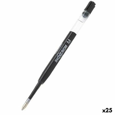 Cartuccia di ricambio per penna Inoxcrom M Nero 1 mm (25 Unità)