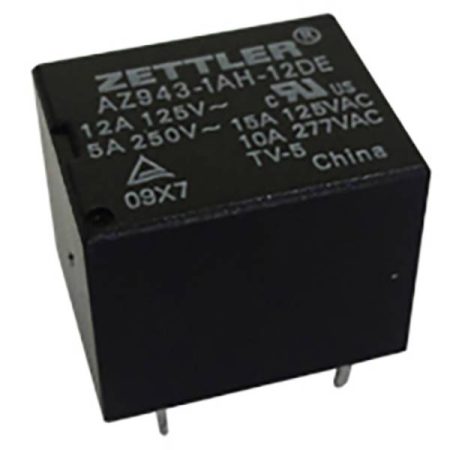 Zettler Electronics AZ943-1CH-12DE Relè per PCB 12 V/DC 15 A 1 scambio 1 pz.