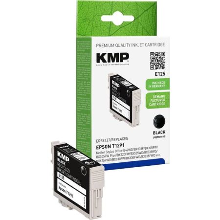 KMP Cartuccia sostituisce Epson T1291 Compatibile Nero E125 1617