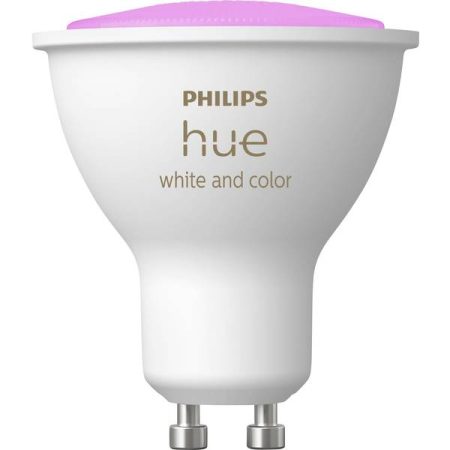 Philips Lighting Hue Lampadina LED 871951433988000 ERP: G (A - G) Hue White & Col. Amb. GU10 Einzelpack 230lm GU10 4.3 W